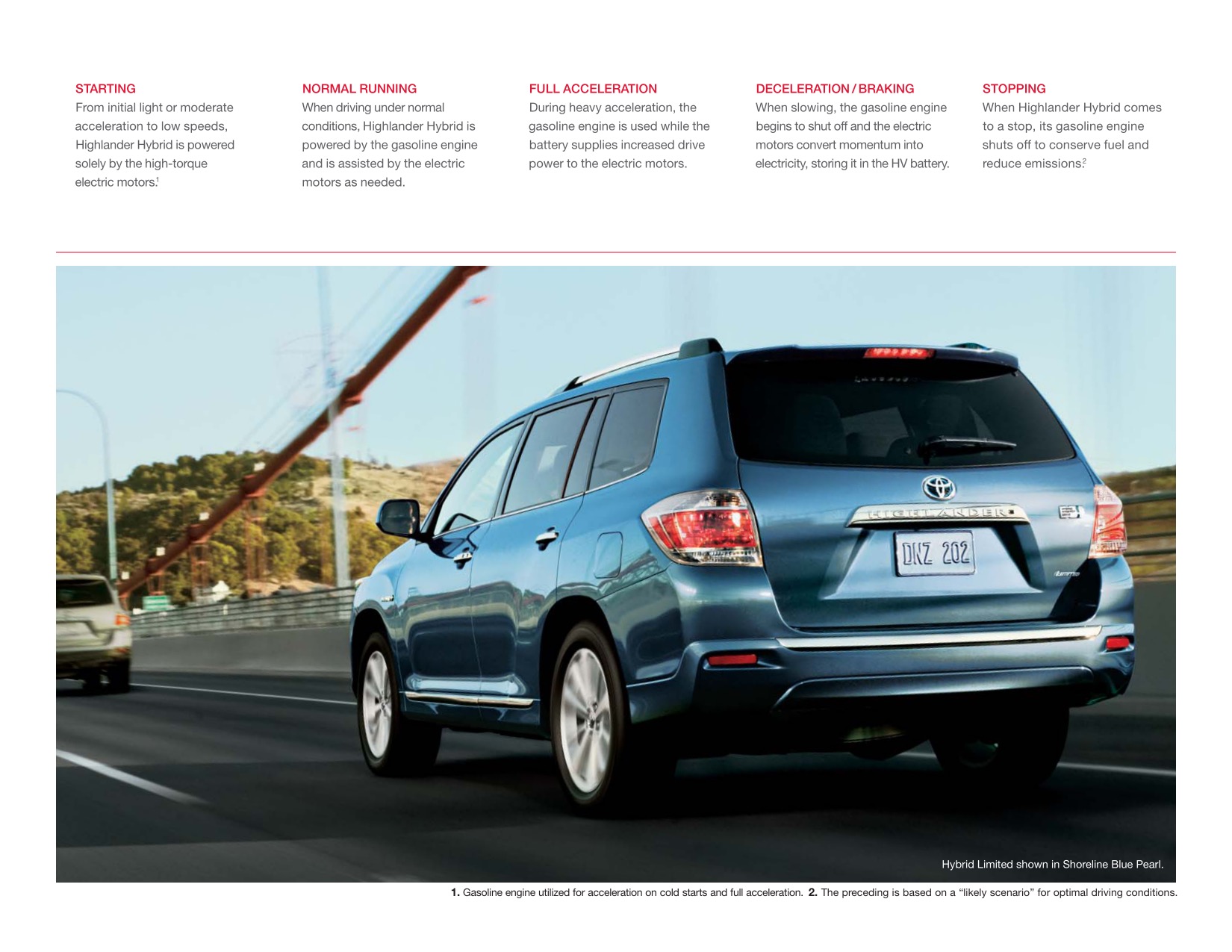 2012 Toyota Highlander Brochure Page 26